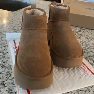 UGG Classic Ultra Mini New Heights Platform Boot